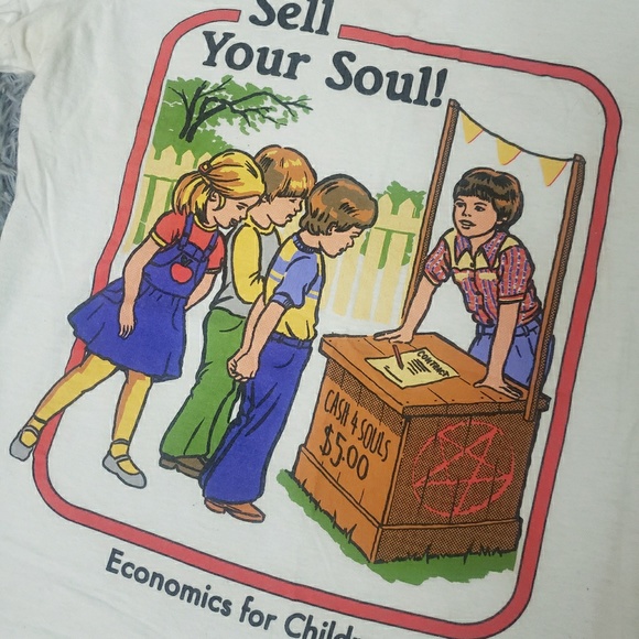 MISC TOPS | "Sell Your Soul" Graphic Tee! - Picture 3 of 8